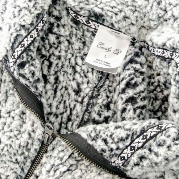 Emily B Jackets & Blazers - Sherpa Cozy Pockets Sweater Top Host Pick